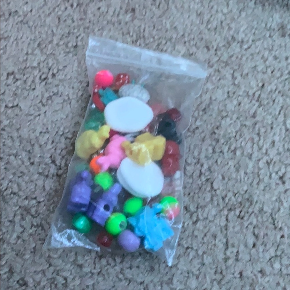 bag of beads and charms